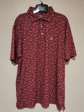 Rhoback Mens Performance Polo Size Large Gold